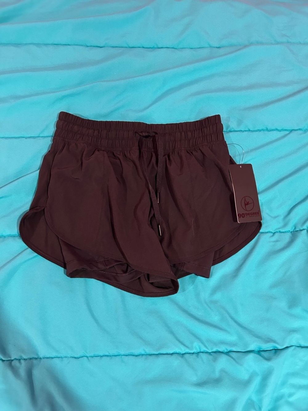 90 Degree by Reflex Women's Black Athletic Shorts